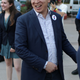 U.S. Democratic presidential candidate Andrew Yang arrives to speak at a rally in downtown Los Angeles, California, U.S., April 22, 2019. REUTERS/Lucy Nicholson - RC1733339D90